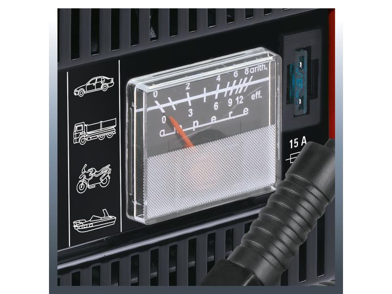 Einhell Automotive Batterieladegerät CC-BC 10 E Ladegerät für Bleisäure-Batterien 12 Volt
