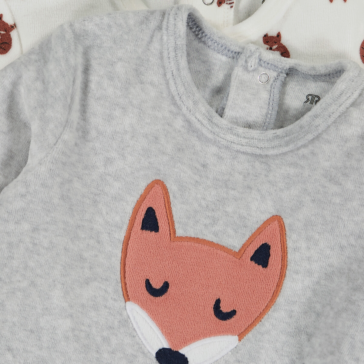 COLEÇÕES LA REDOUTE<br>Conjunto van 2 pijamas em fluweel