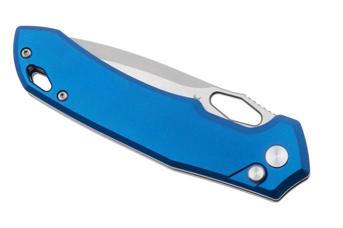Black Fox Atros BF-770, Satin VG10, Blue Aluminium, zakmes