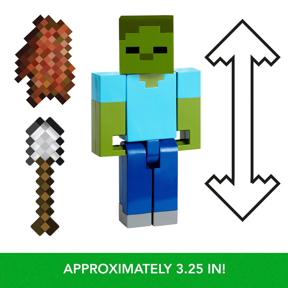 Minecraft Core 8 cm Actionfigur - Zombie