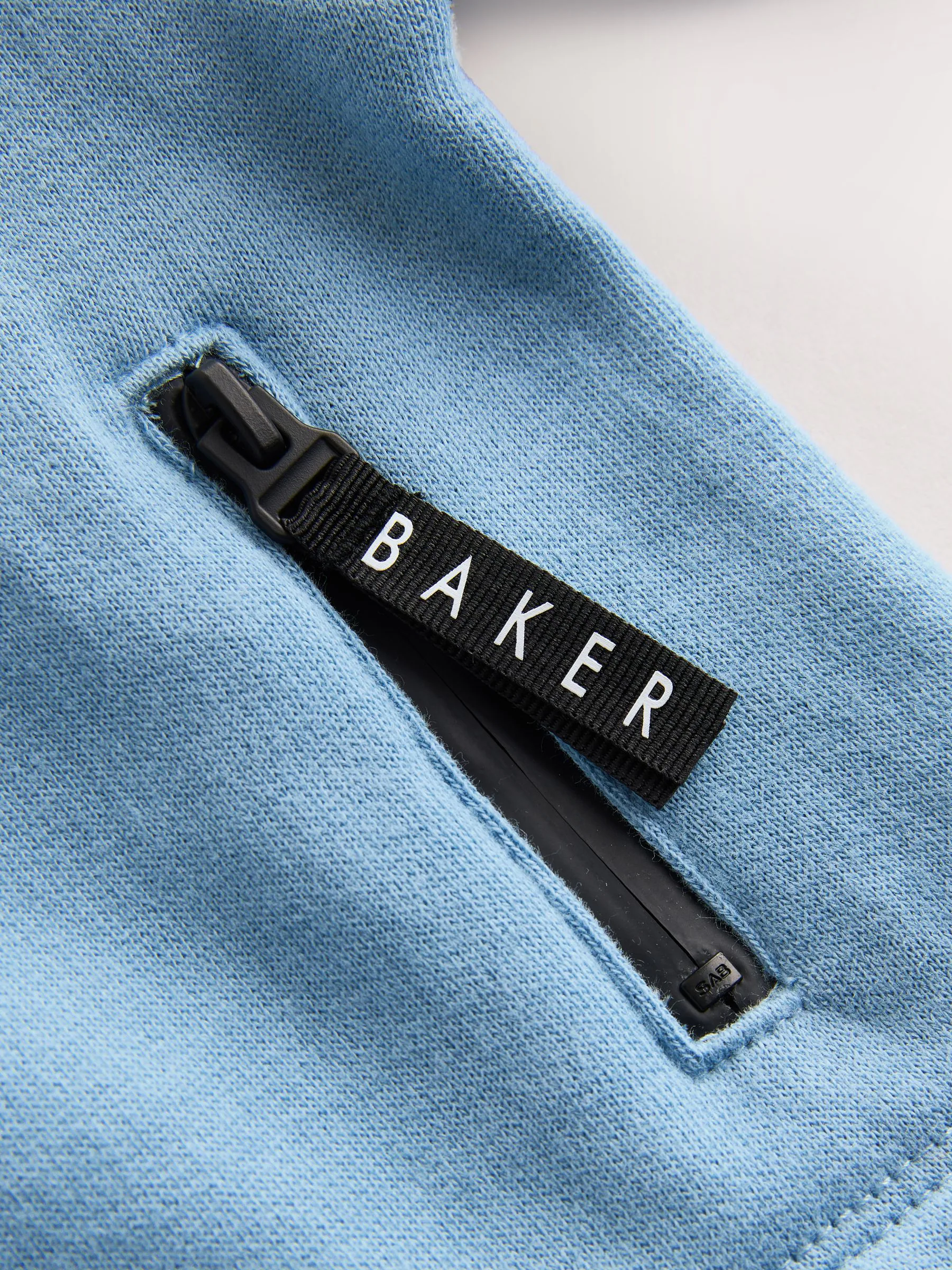 Blauw/Zwart - Baker by Ted Baker Panel Long Sleeve Romper