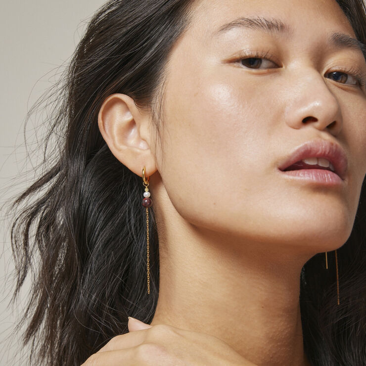 ENAMEL Copenhagen Hoops, Jana Light yellow, pea