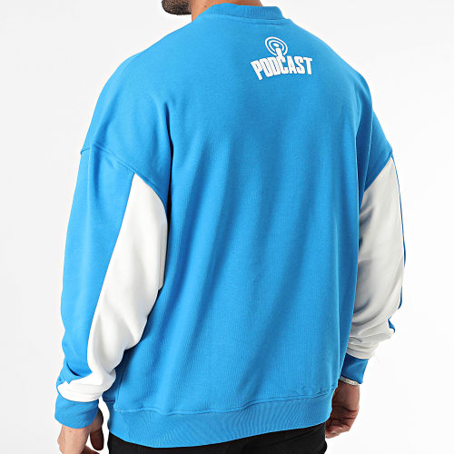 Sweat Crewneck Bleu Clair Blanc