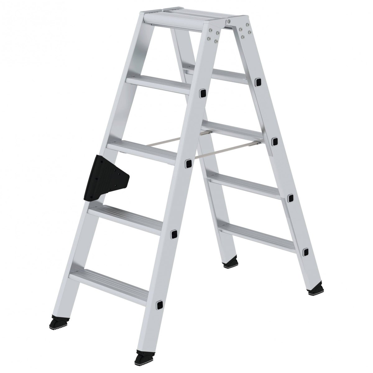 MUNK trap met ergo-pad, aan beide zijden toegankelijk, 2x5 treden