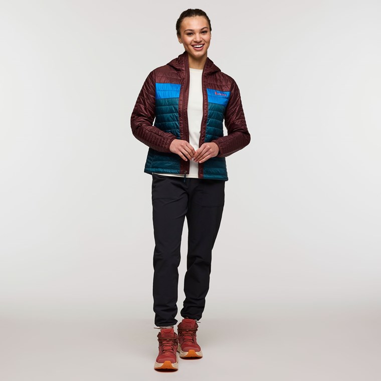 Cotopaxi Capa Insulated Hooded Jacket Chestnut And Abyss