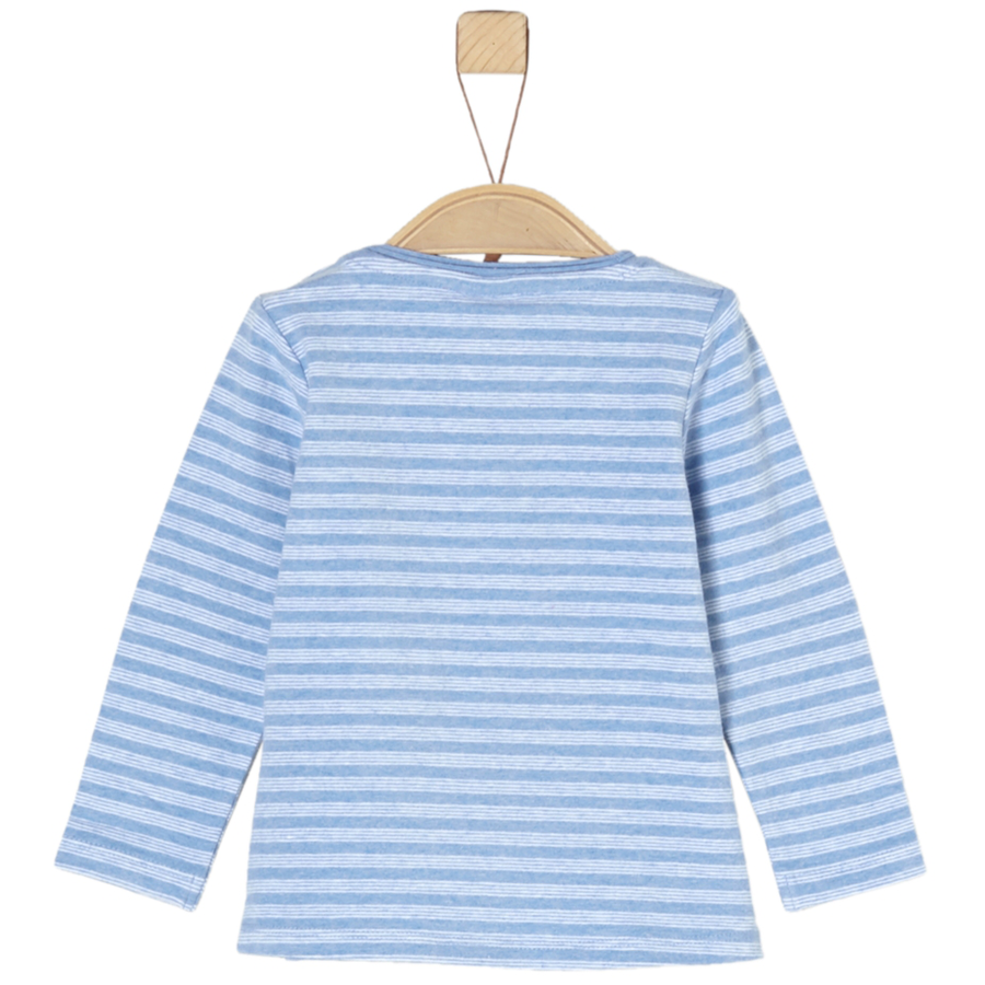 s.Oliver Girls Langarmshirt light blue stripes