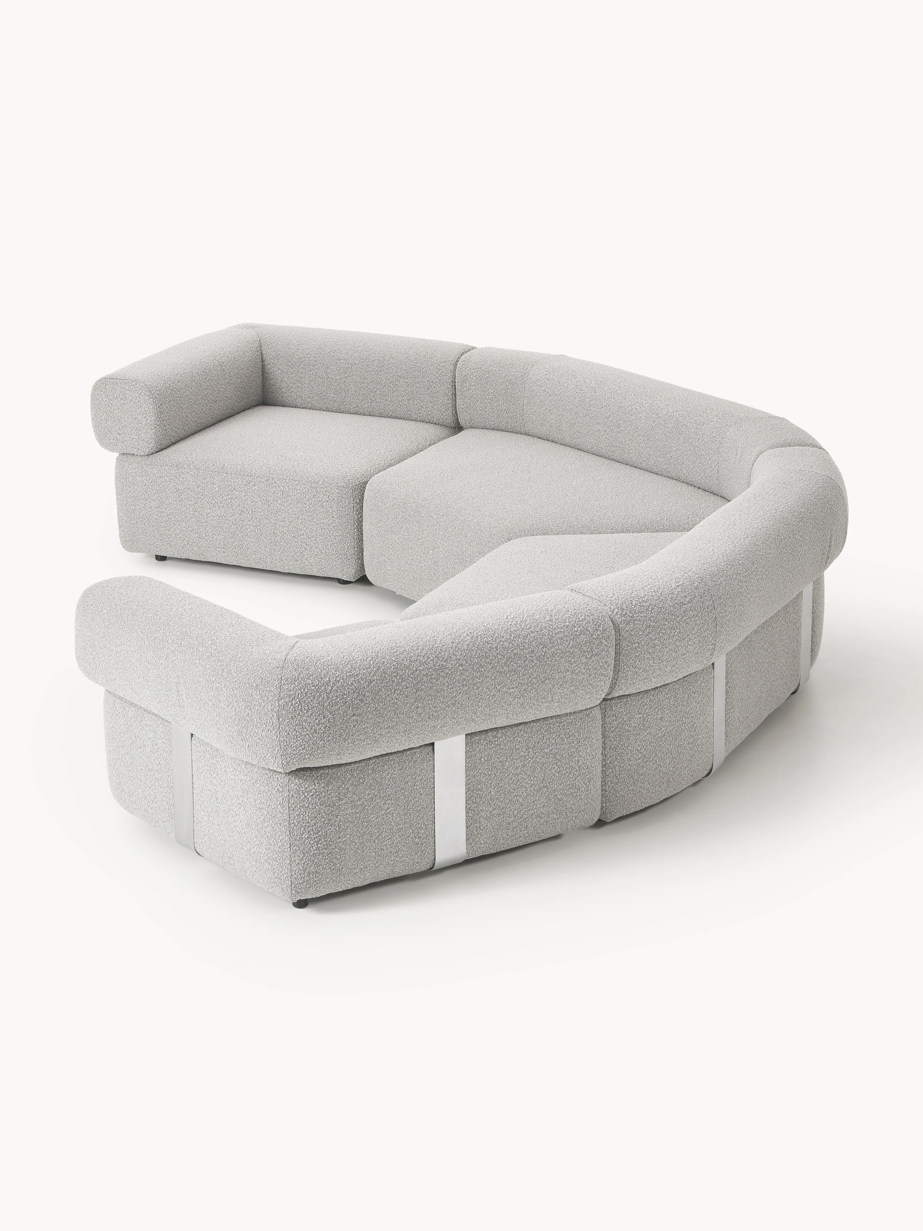 Grote modulaire bank Anton van bouclé
