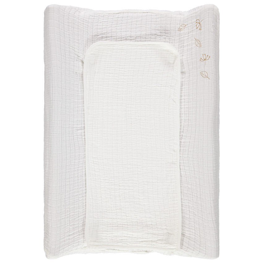 Housse de matelas à langer en gaze de coton Natural cocoon