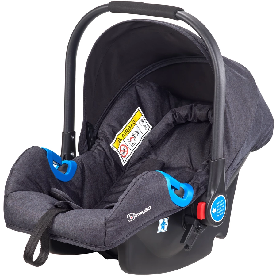 babyGO Kombikinderwagen 3 in 1 Black