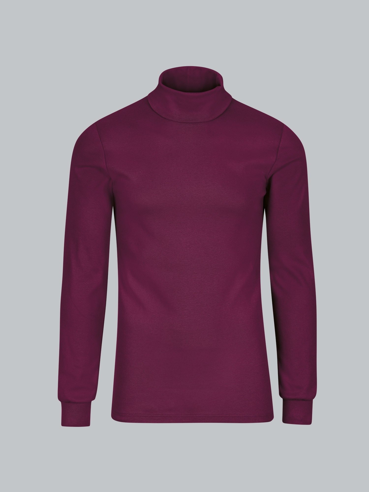 Langarm Ski/Sportrollkragenpullover Sangria