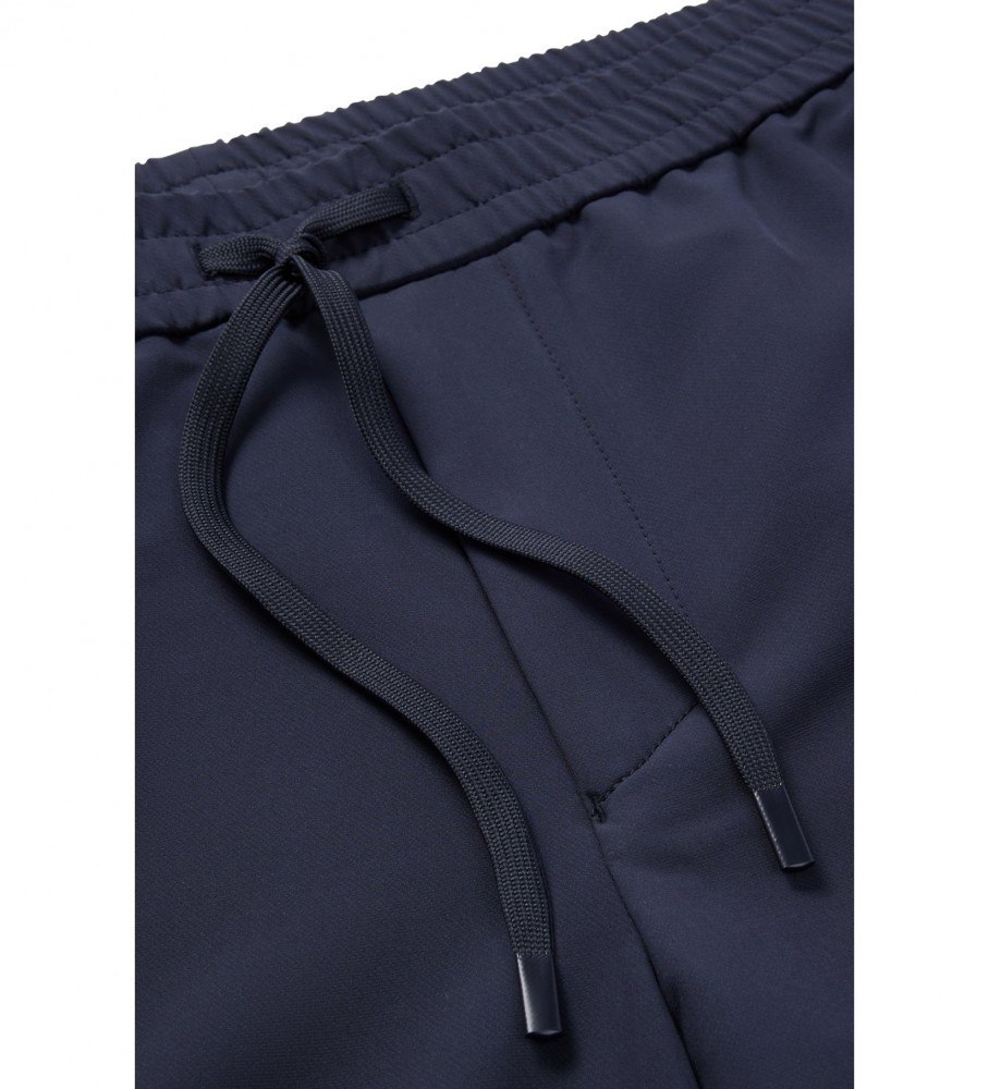 Calças chino BOSS Flex, azul-marinho