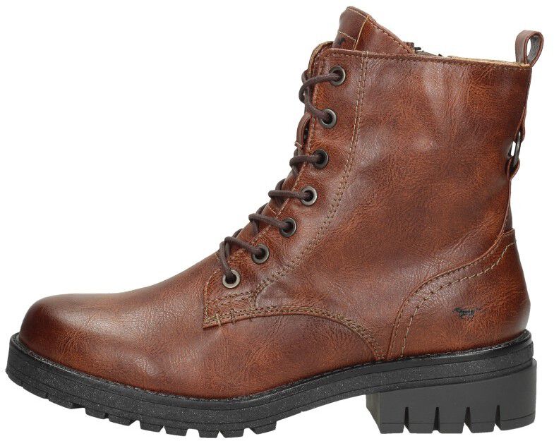 Mustang Dames veterschoenen cognac
