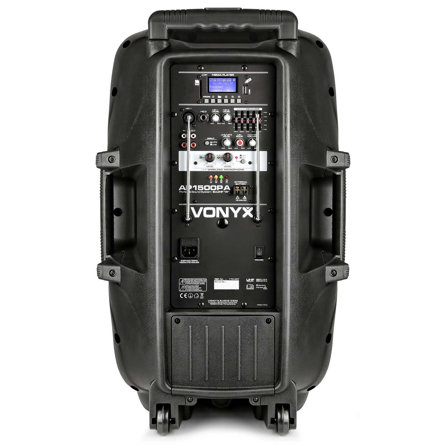 Vonyx AP1500PA mobiel geluidssysteem 800 Watt
