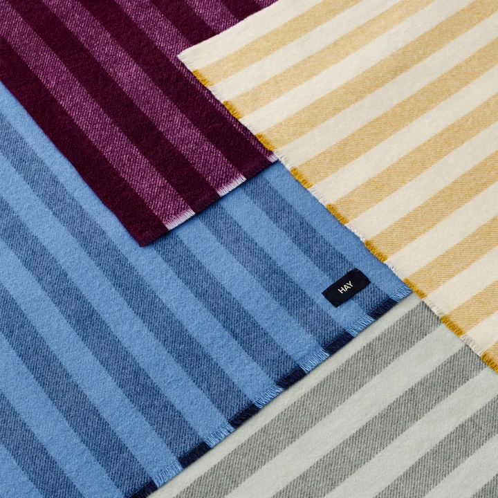 HAY - Duo Tagesdecke, 180 x 130 cm, plum