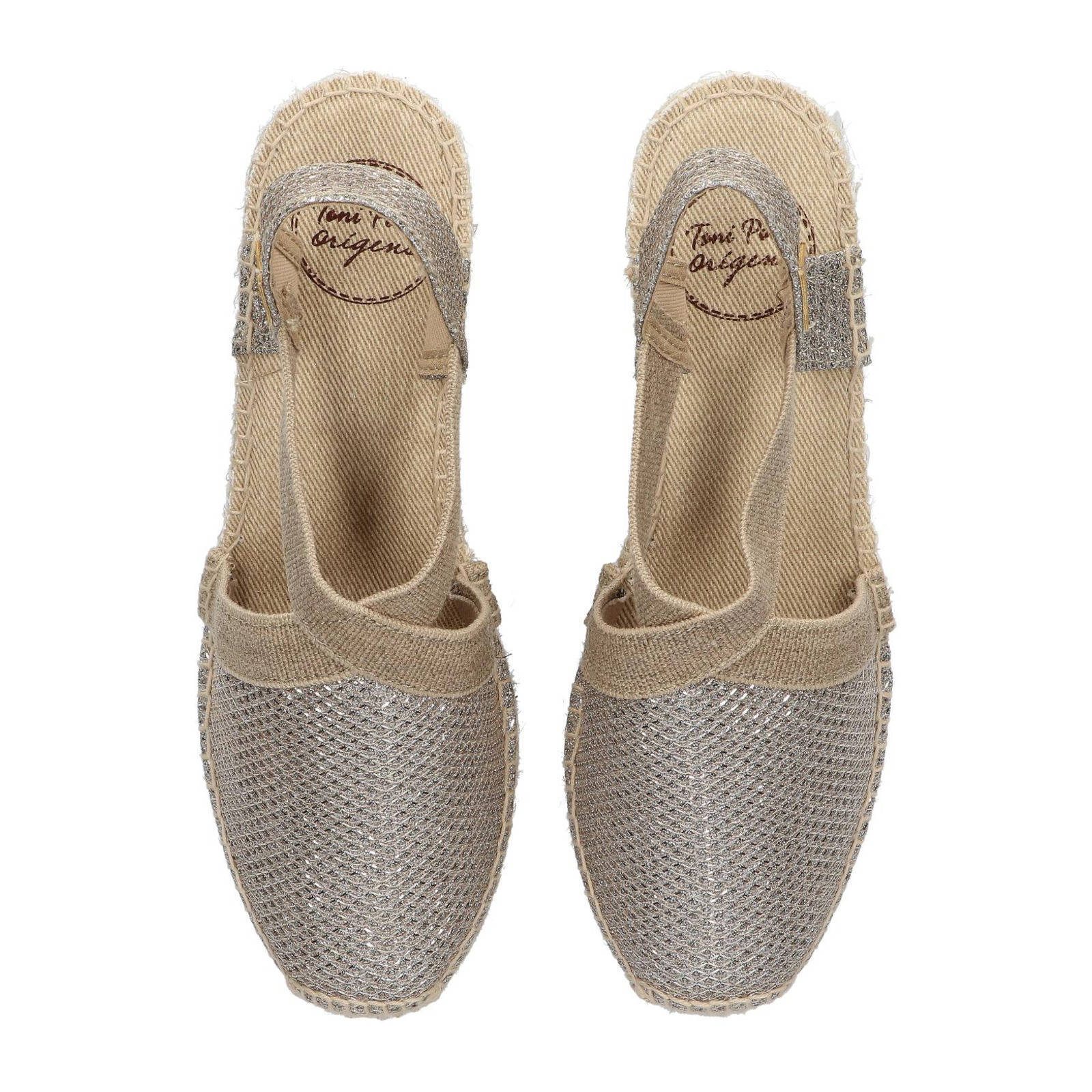 Toni Pons Triton  espadrilles zilver