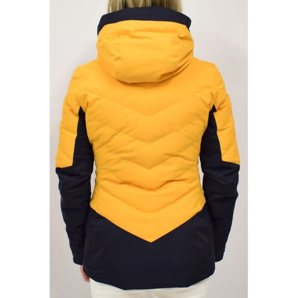 Veste de ski DEGRÉ7 DEGRÉ 7 ARAVIS SKI JACKET MECH STRETCH PRIMALOFT BLACK ECO GOLD 19 GOLD