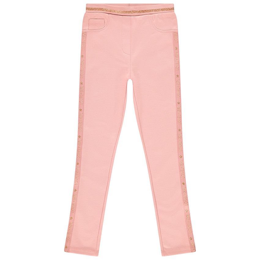 Jegging en milano à bandes latérales pour fille - Multicolore