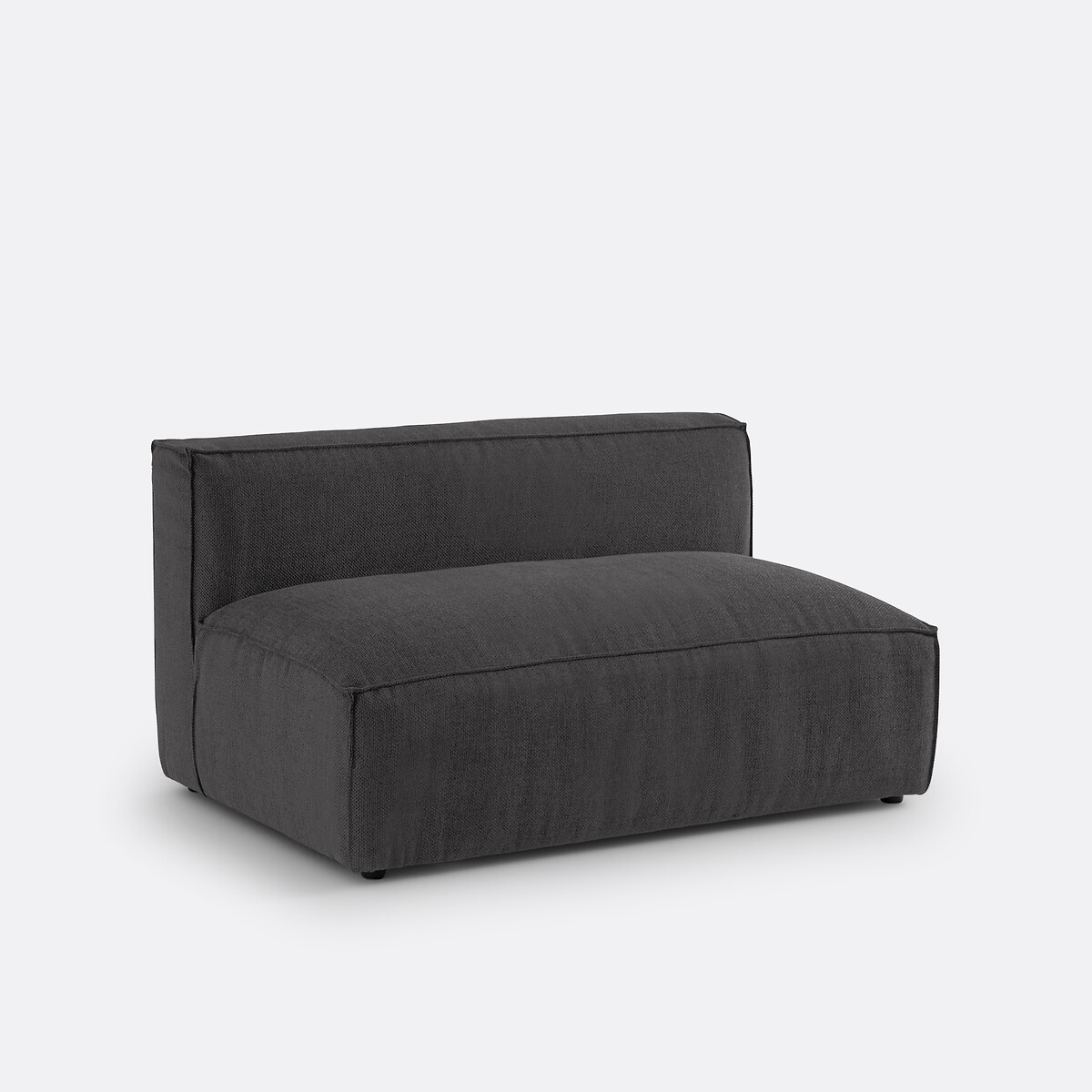 LA REDOUTE INTERIEURS<br>Sofá modular de 2 lugares em tecido texturizado, Seven