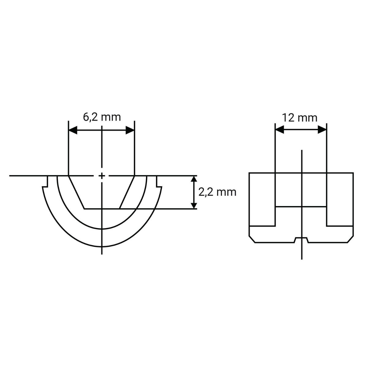 Makita ZM00000216 Krimpmatrijs K6