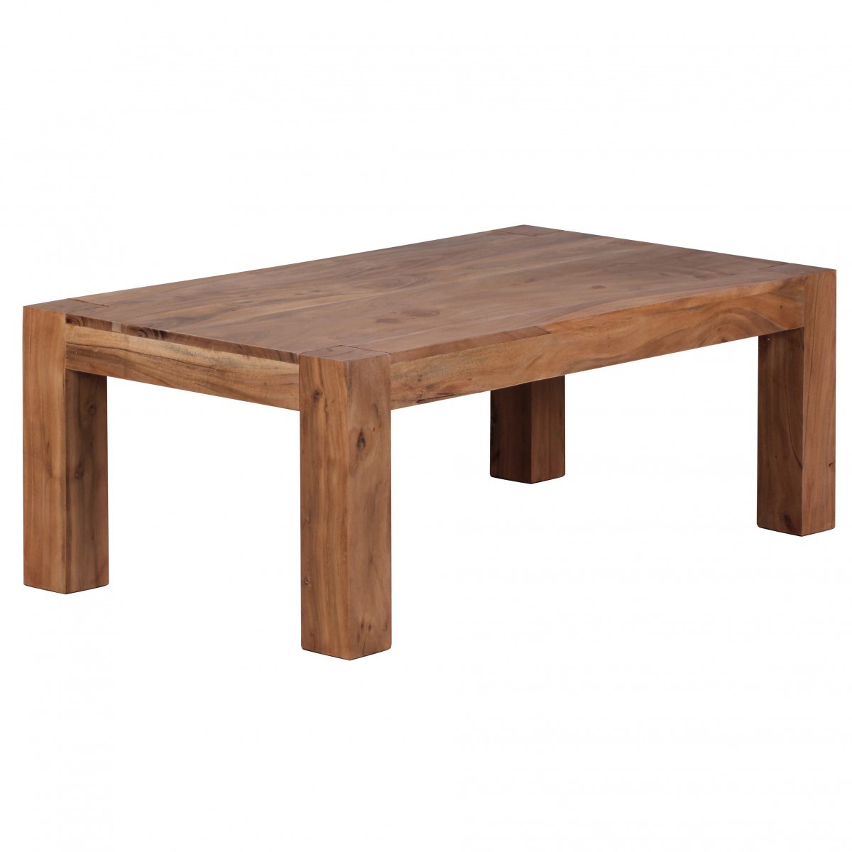 Couchtisch - Akazie massiv lackiert - 110x60 cm