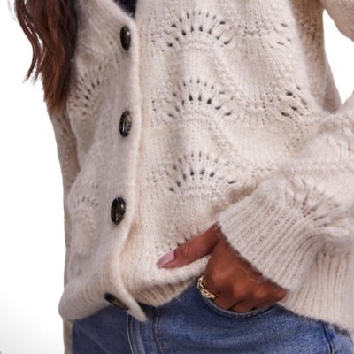 Gilet femme Pcbibbi Knit Cardigan Noos Bc PIECES