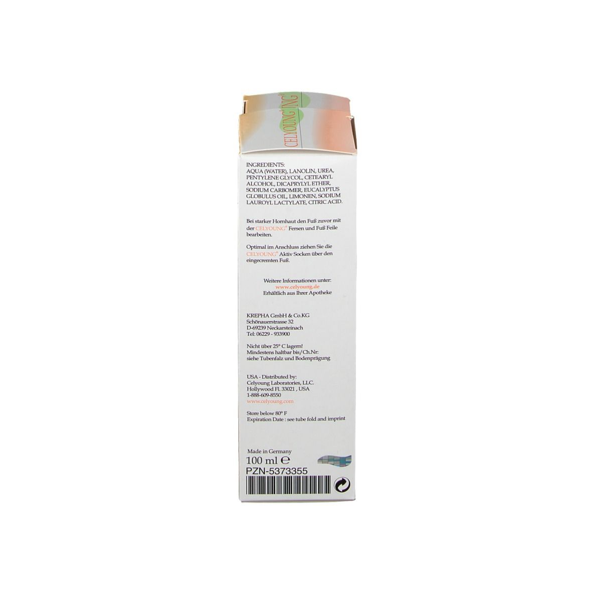 CELYOUNG® Intensiv Fersen- und Fußcreme plus Balsam