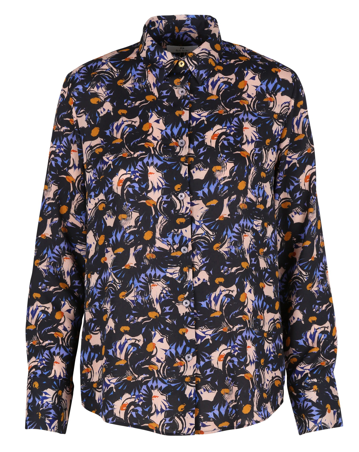 Chemise col classique imprimée | Blanc