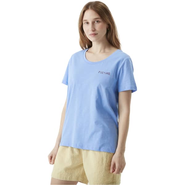 T-shirt PICTURE REV TEE W VISTA BLUE