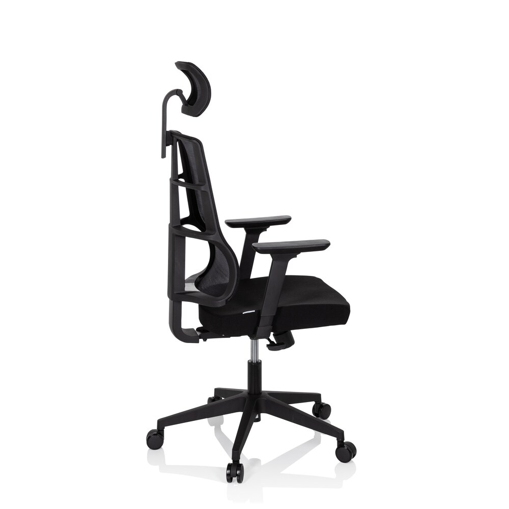 Profi Bürostuhl SPINIO PRO Stoff/Netzstoff mit Armlehnen (höhenverstellbar) hjh OFFICE