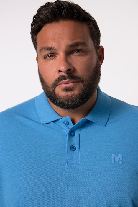 Men+ Poloshirt, Bauchfit, Basic, Piqué, Halbarm, bis 8 XL