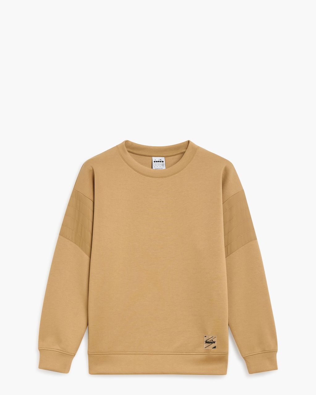 Diadora Sport Sweatshirt Crew Urbanity Lichtbruin Damessweater
