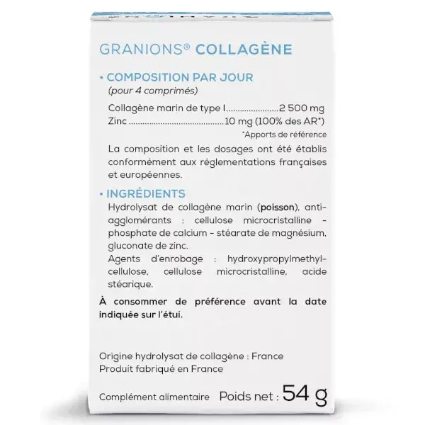 Granions Collagène 60 comprimés