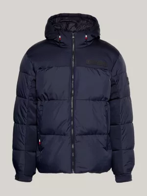 Jaqueta puffer com capuz TH Warm New York