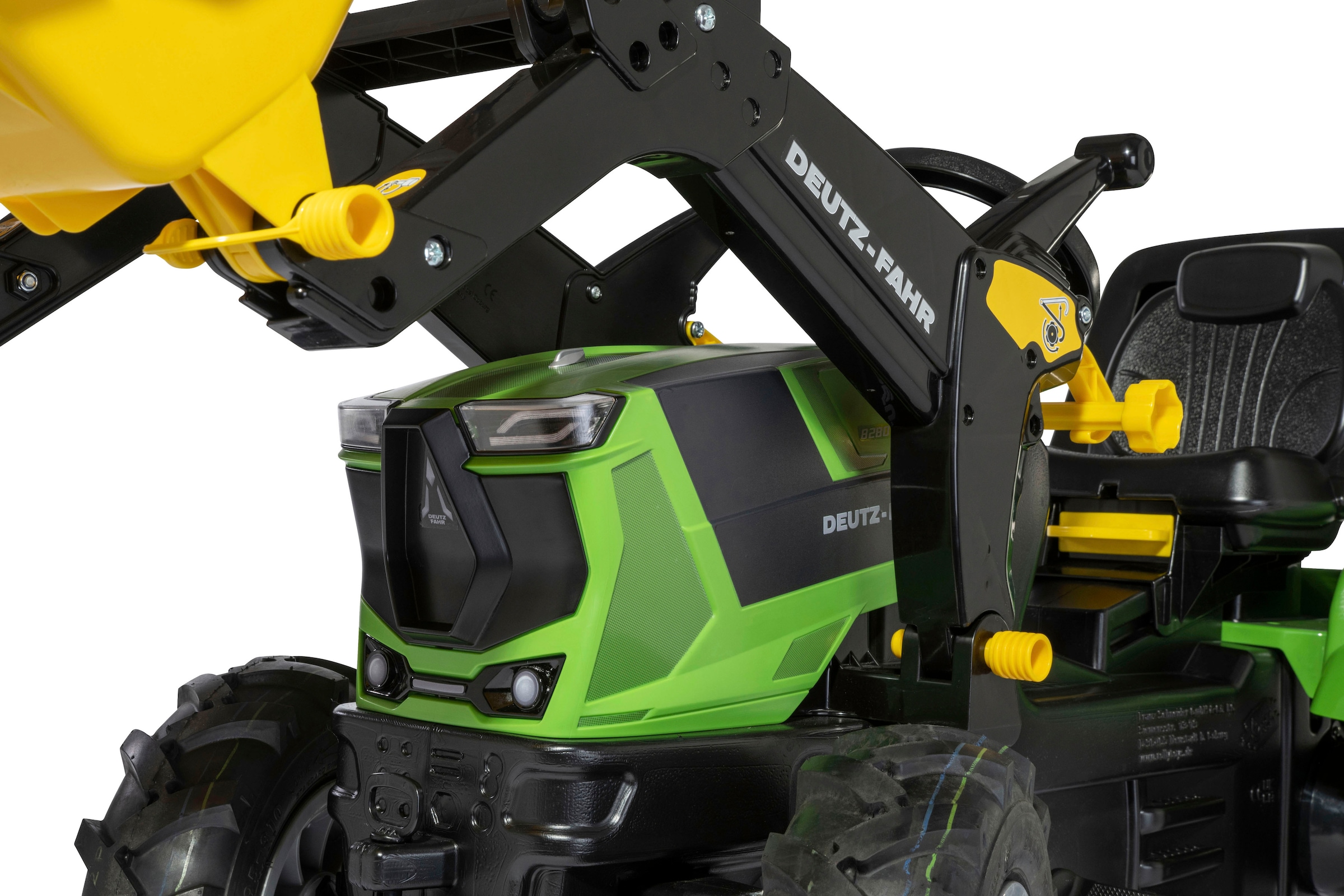 rolly toys® Trettraktor »rollyFarmtrac Premium II Deutz 8280 TTV« mit Frontlader und Luftbereifung, BxTxH: 150x54x75 cm