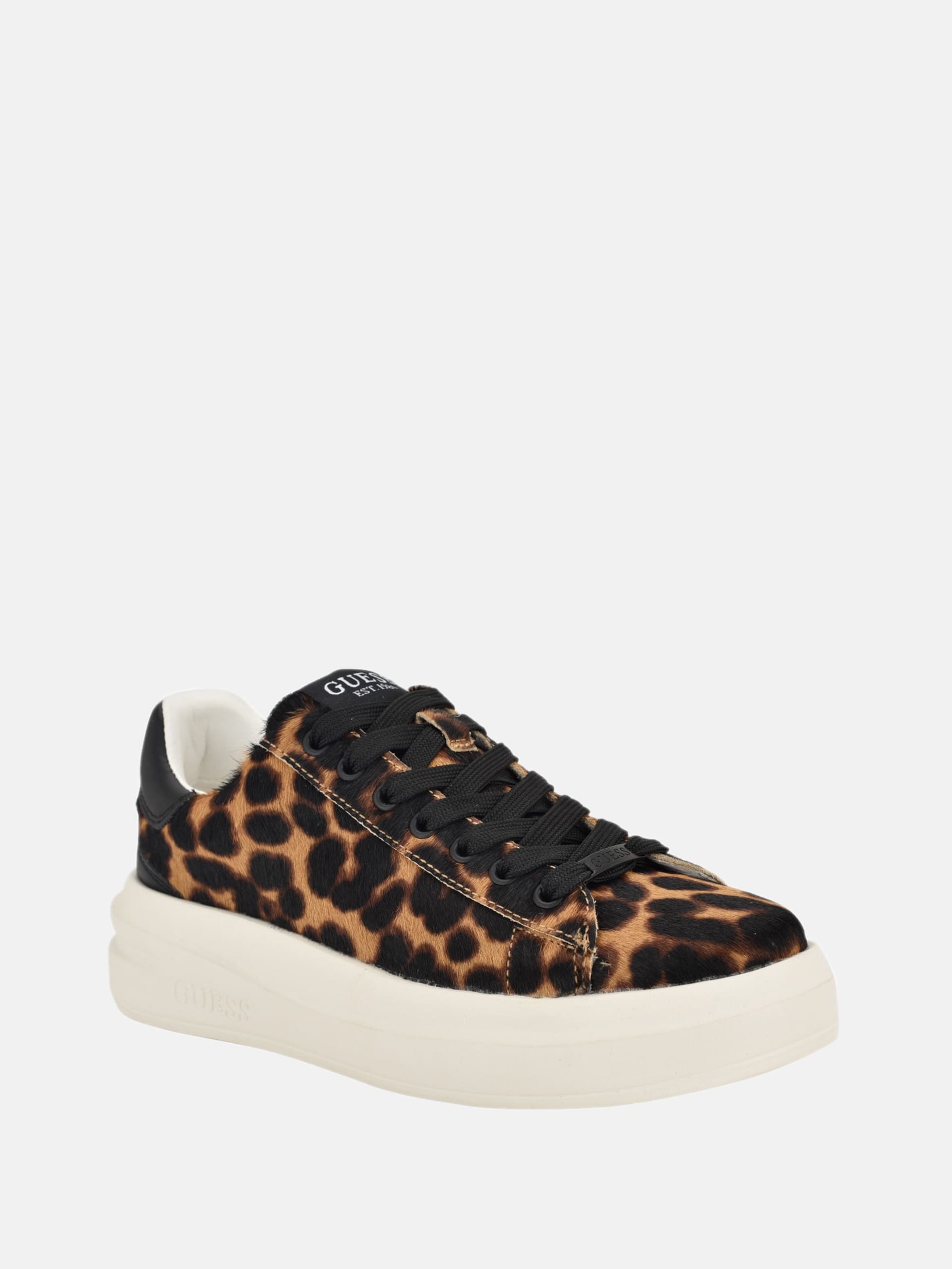 Tênis Elbinah Leopard de cano baixo