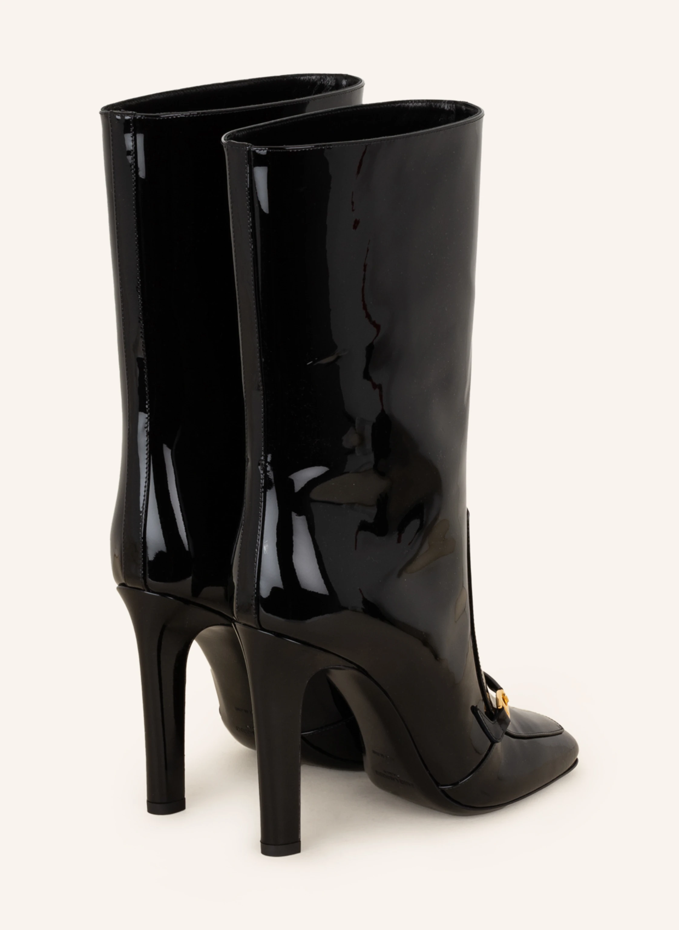SAINT LAURENT Lackstiefeletten CAMDEN