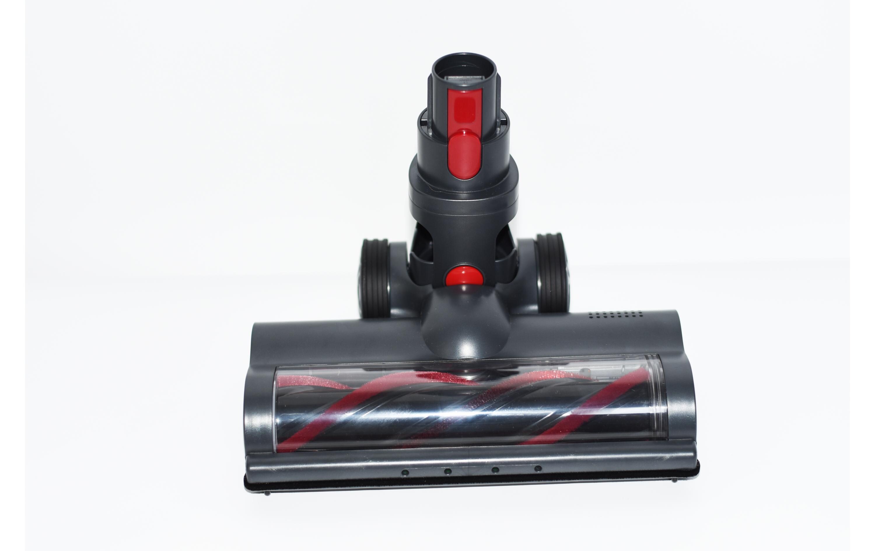 Akku-Hand- und Stielsauger OHM-VVC-9023 Grau/RotKabelloser Akkusauger