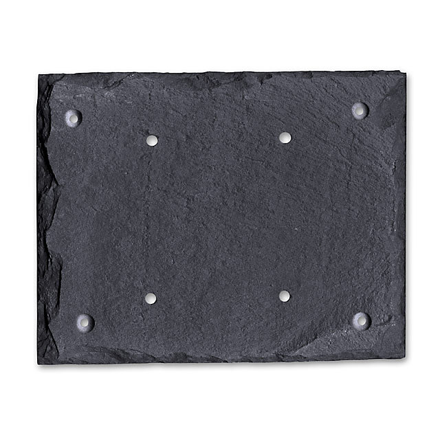 Ardoise en schiste pour support chiffre 15 x 18.5 cm