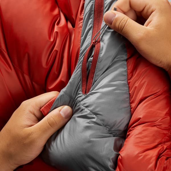 Sac de couchage RAB ALPINE 600 LONG RED CLAY