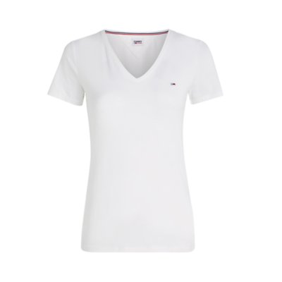 Tee-shirt à manches courtes femme Tjw Skinny Stretch V Neck TOMMY HILFIGER