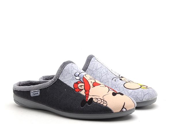 La maison de l espadrille chaussons homme a11h gris