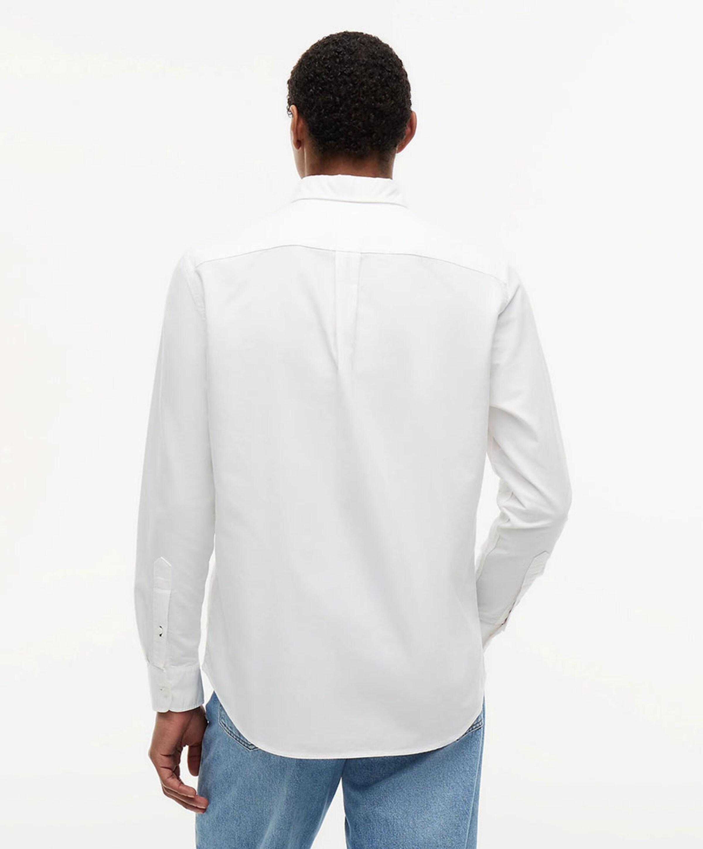 Tommy Hilfiger Heren overhemd lange mouw wit