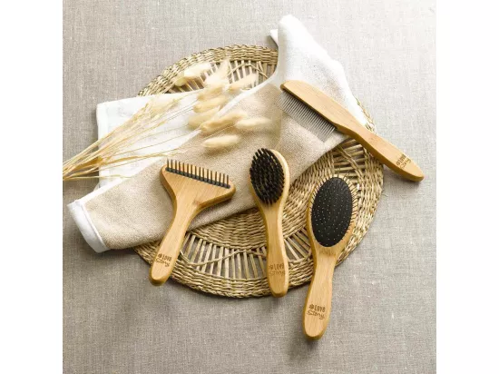 Brosse de Toilettage Bambou 