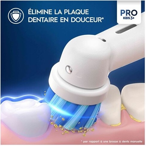 Brossette dentaire Oral B PRO KIDS SPIDERMAN X3 ENFANT