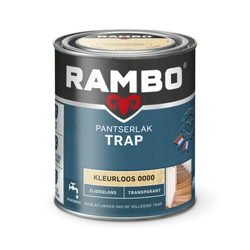 Rambo Pantserlak trap zijdeglans transparant kleurloos 750 ml