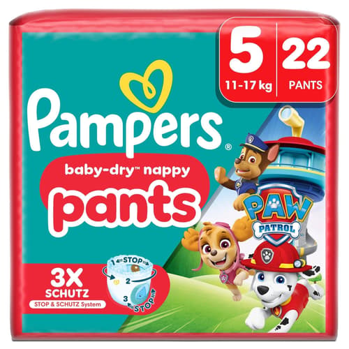 Pampers Baby-Dry Pants Paw Patrol Edition Gr.5, Single Pack, 11-17kg