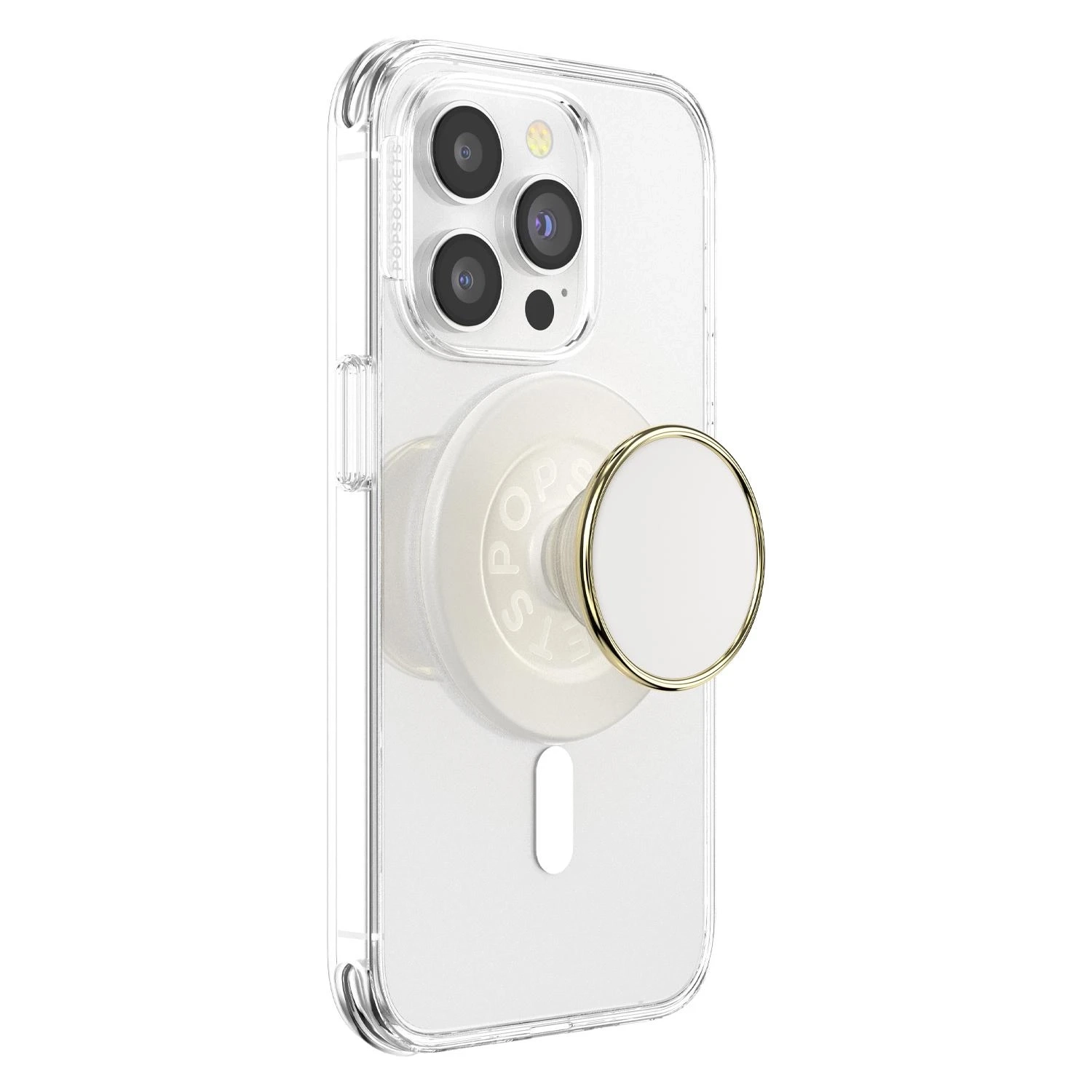 PopGrip MagSafe Round Finger Griff Halterung (Austauschbarer Top) für Apple iPhone (808938) - Coconut Creme