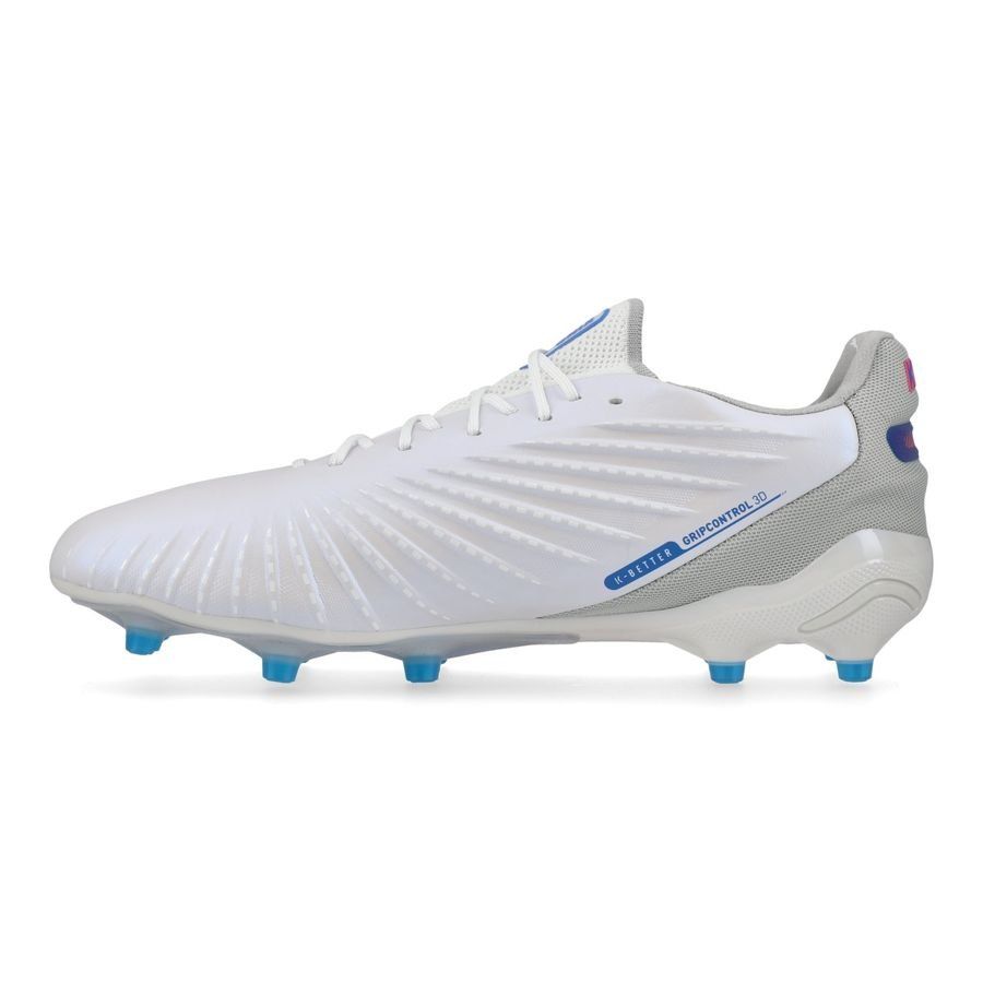 PUMA King Ultimate FG/AG Formula - Blanc/Bleu/Flat Light Gray/Crépuscule
