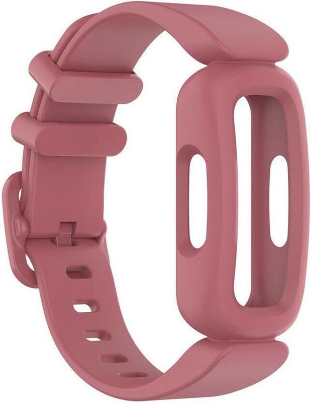 STRAP-IT - Siliconen Band - Watermeloen - Geschikt voor Fitbit Ace 3