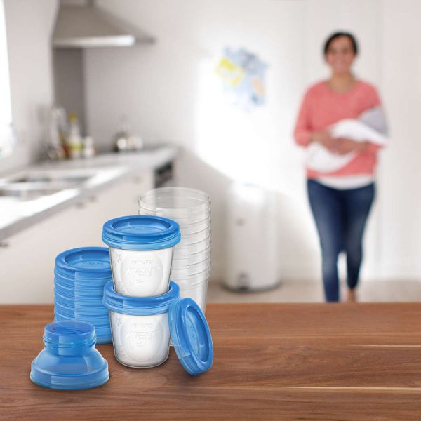 Avent Bewaarbekers 180 ml 10 Stuks